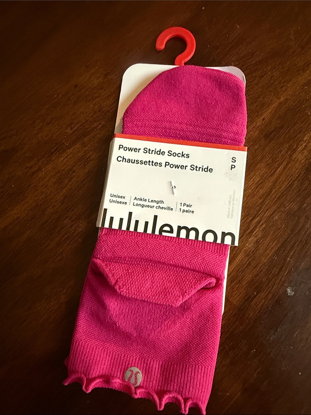 lululemon athletica Power Stride Ankle Socks - Hot Pink